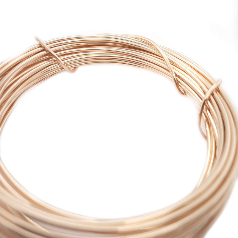 Craft Wire 20 Gauge, 14/20 Yellow Gold Filled Wire (Round) Dead Soft 14K Gold Filled Made in USA - 5FT by CRAFT WIRE - Image 5